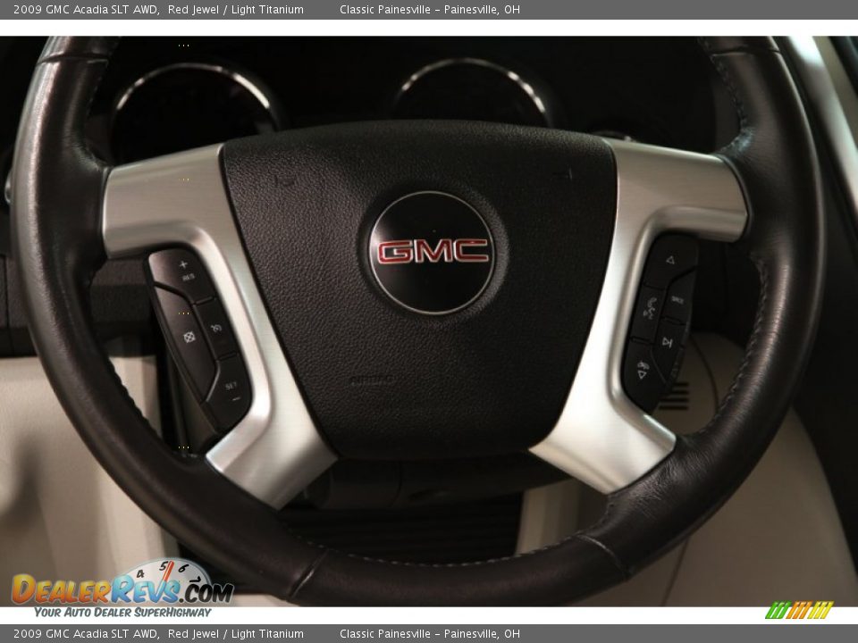 2009 GMC Acadia SLT AWD Red Jewel / Light Titanium Photo #8