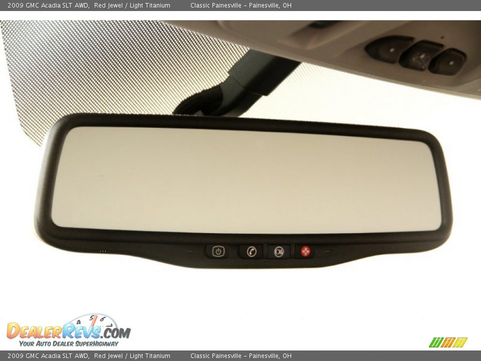 2009 GMC Acadia SLT AWD Red Jewel / Light Titanium Photo #10