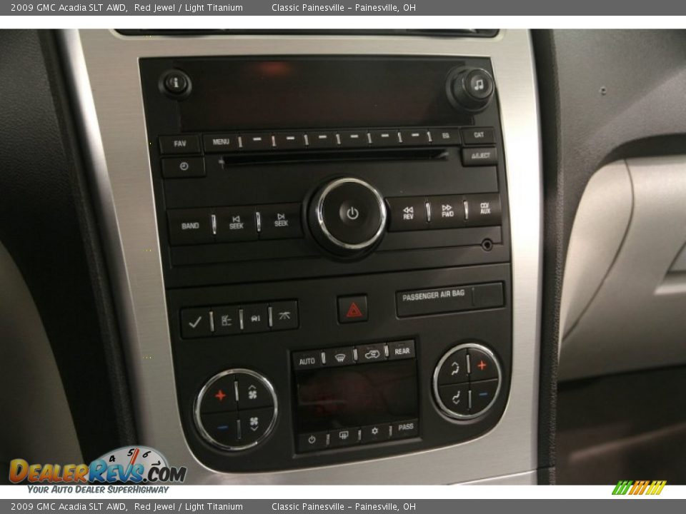 2009 GMC Acadia SLT AWD Red Jewel / Light Titanium Photo #11