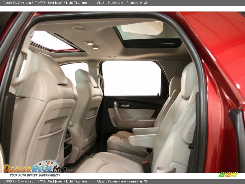 2009 GMC Acadia SLT AWD Red Jewel / Light Titanium Photo #17