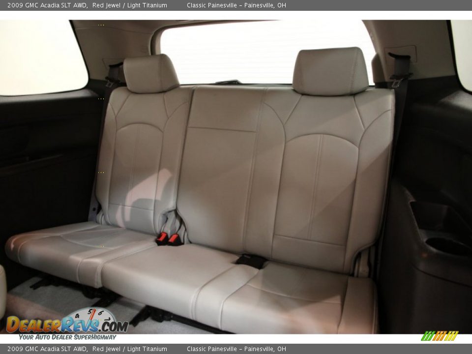 2009 GMC Acadia SLT AWD Red Jewel / Light Titanium Photo #19