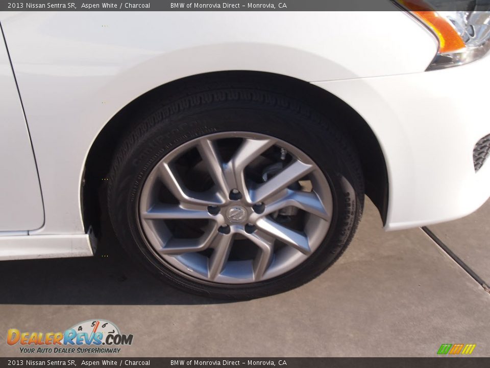 2013 Nissan Sentra SR Aspen White / Charcoal Photo #2