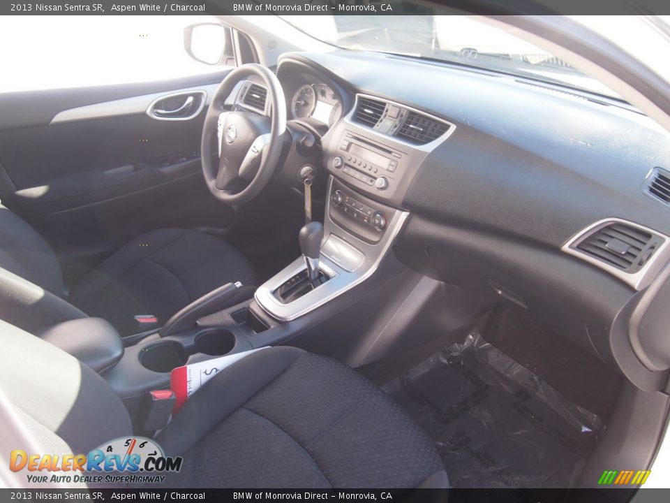 2013 Nissan Sentra SR Aspen White / Charcoal Photo #4