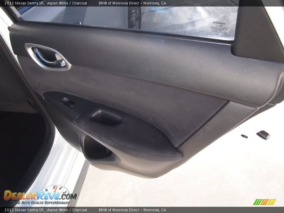 2013 Nissan Sentra SR Aspen White / Charcoal Photo #7