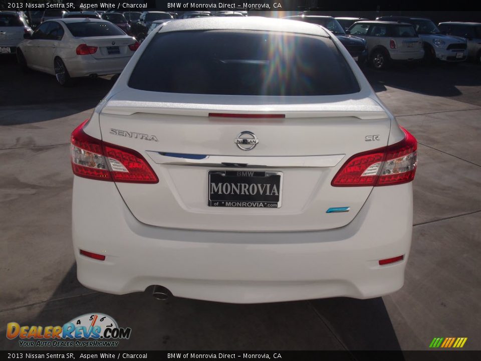 2013 Nissan Sentra SR Aspen White / Charcoal Photo #9