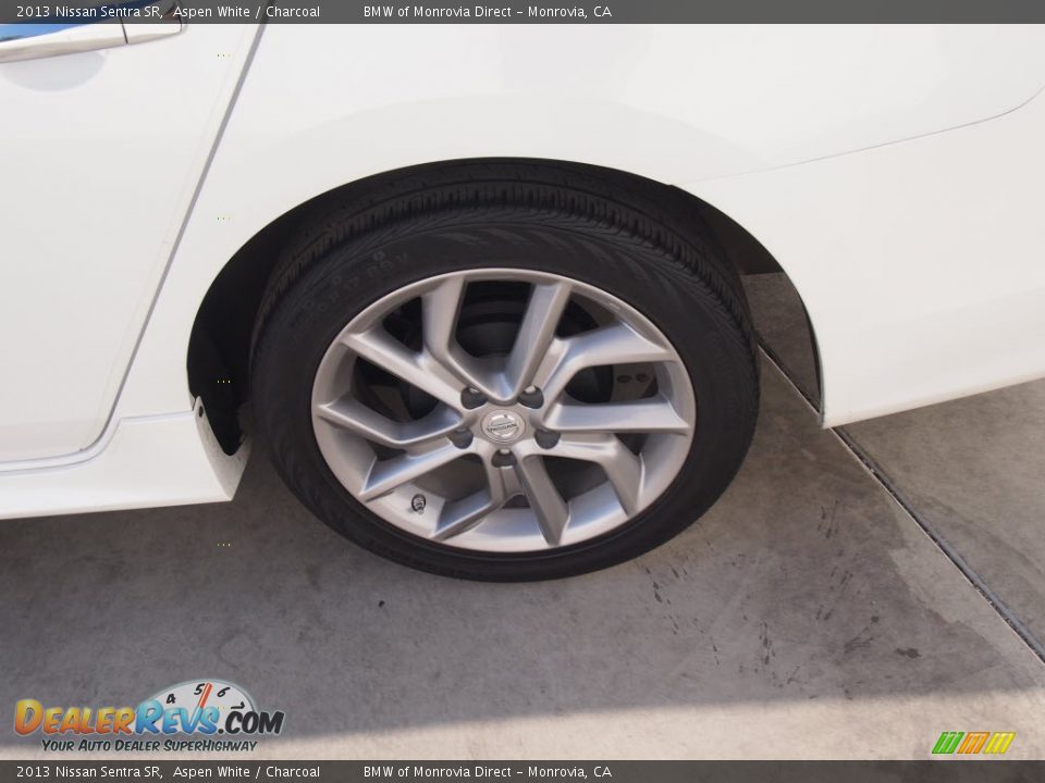 2013 Nissan Sentra SR Aspen White / Charcoal Photo #10