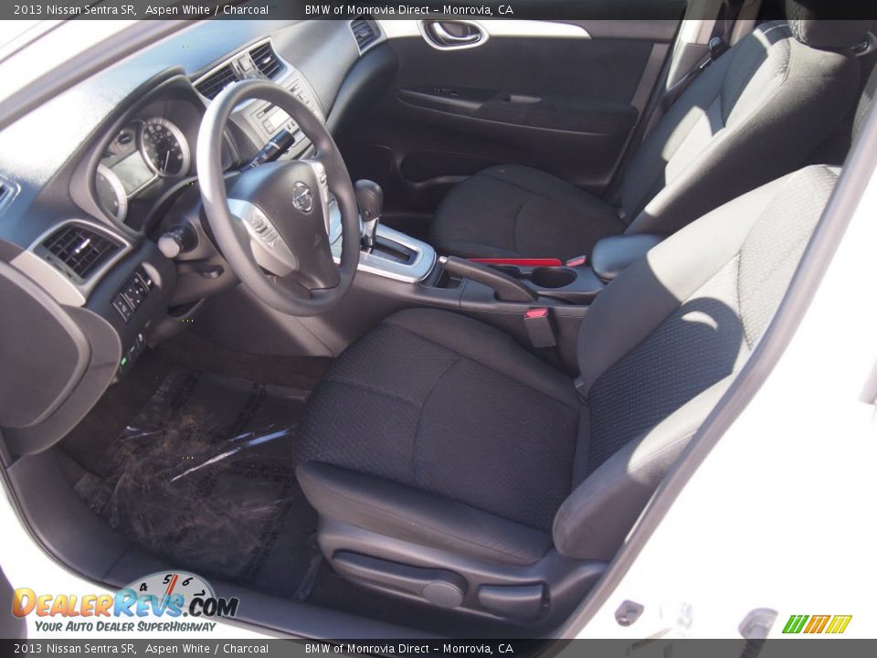 2013 Nissan Sentra SR Aspen White / Charcoal Photo #13