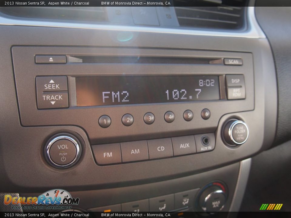 2013 Nissan Sentra SR Aspen White / Charcoal Photo #20