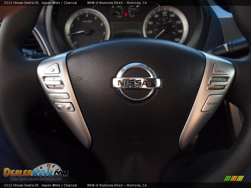 2013 Nissan Sentra SR Aspen White / Charcoal Photo #24