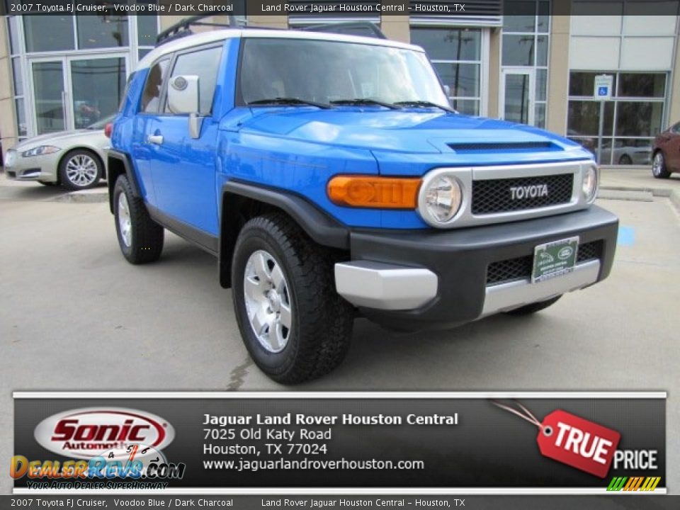 2007 Toyota FJ Cruiser Voodoo Blue / Dark Charcoal Photo #1