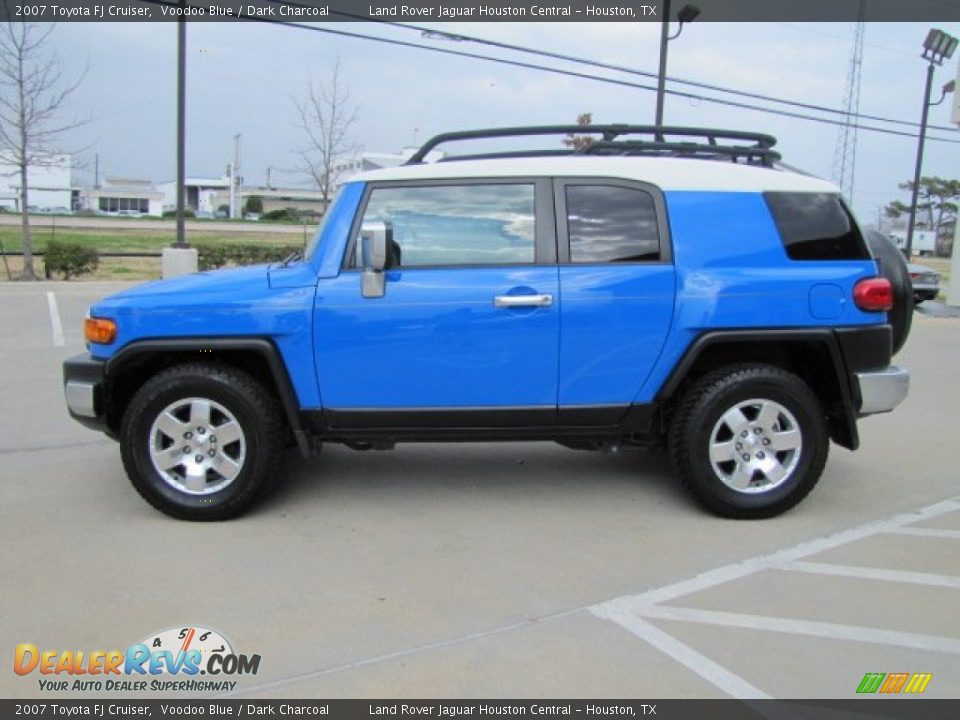 2007 Toyota FJ Cruiser Voodoo Blue / Dark Charcoal Photo #7