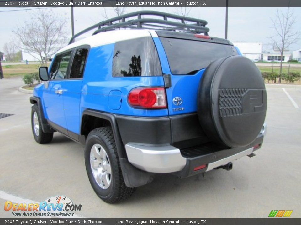 2007 Toyota FJ Cruiser Voodoo Blue / Dark Charcoal Photo #8