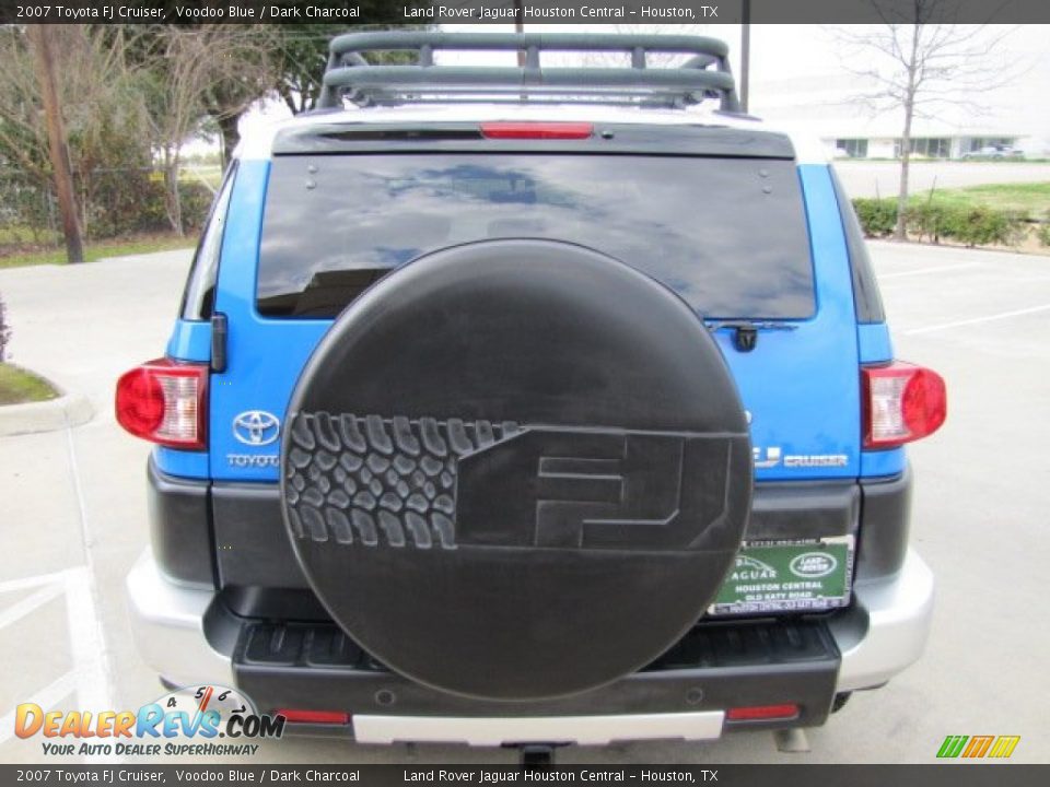 2007 Toyota FJ Cruiser Voodoo Blue / Dark Charcoal Photo #9