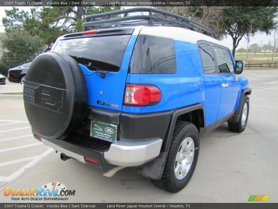 2007 Toyota FJ Cruiser Voodoo Blue / Dark Charcoal Photo #10