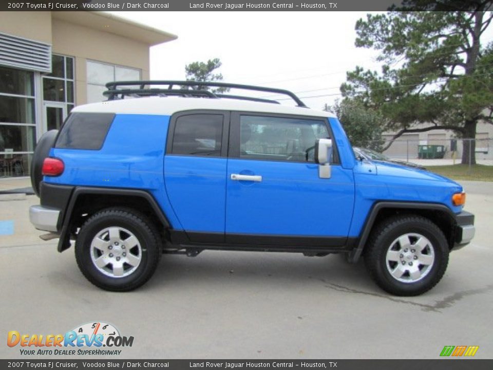 2007 Toyota FJ Cruiser Voodoo Blue / Dark Charcoal Photo #11