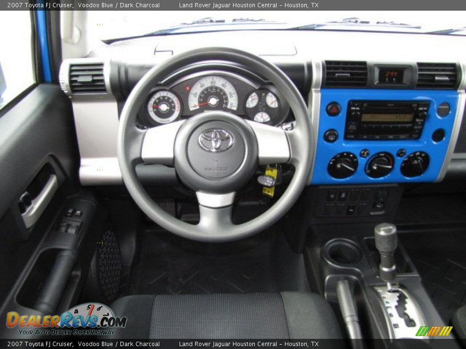 2007 Toyota FJ Cruiser Voodoo Blue / Dark Charcoal Photo #13
