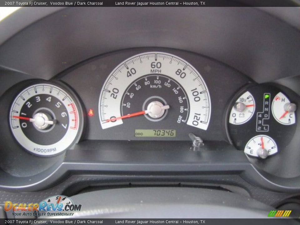 2007 Toyota FJ Cruiser Voodoo Blue / Dark Charcoal Photo #15