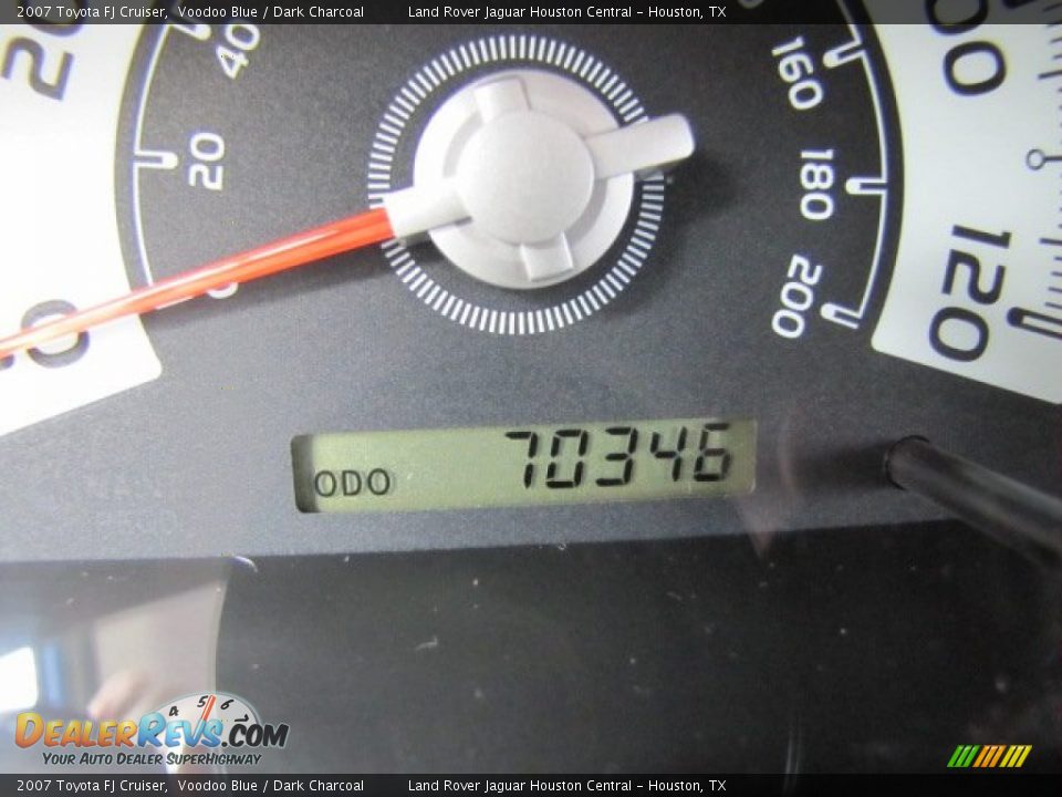 2007 Toyota FJ Cruiser Voodoo Blue / Dark Charcoal Photo #16