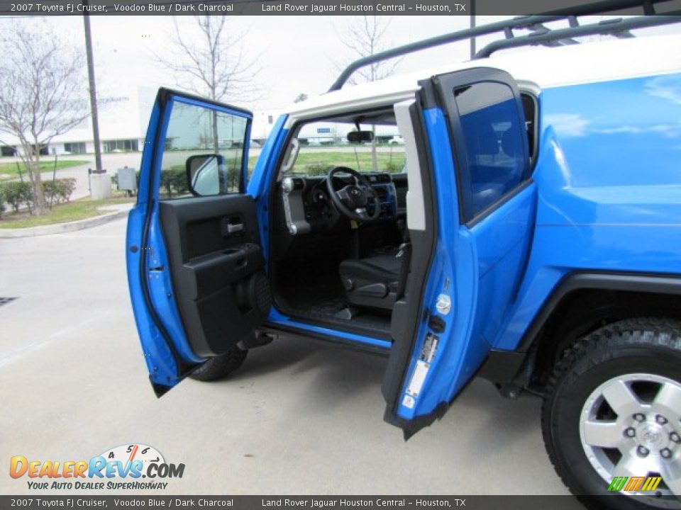 2007 Toyota FJ Cruiser Voodoo Blue / Dark Charcoal Photo #29