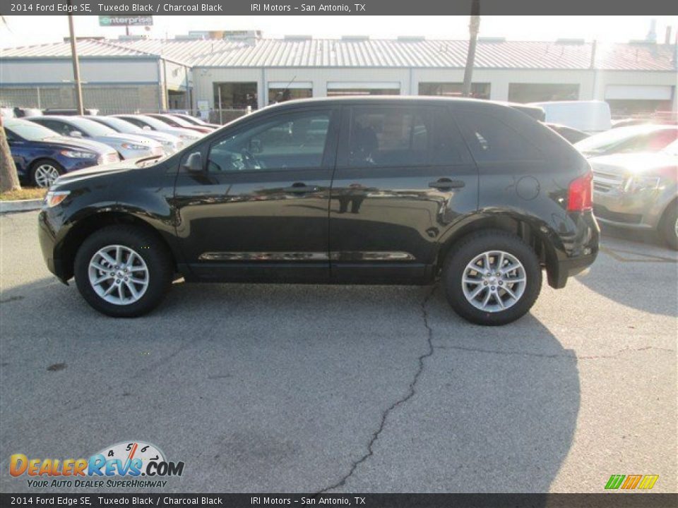 2014 Ford Edge SE Tuxedo Black / Charcoal Black Photo #3