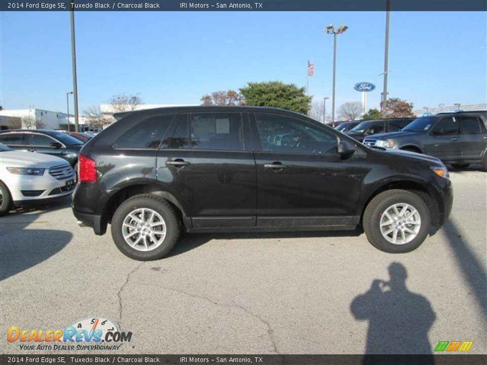 2014 Ford Edge SE Tuxedo Black / Charcoal Black Photo #7