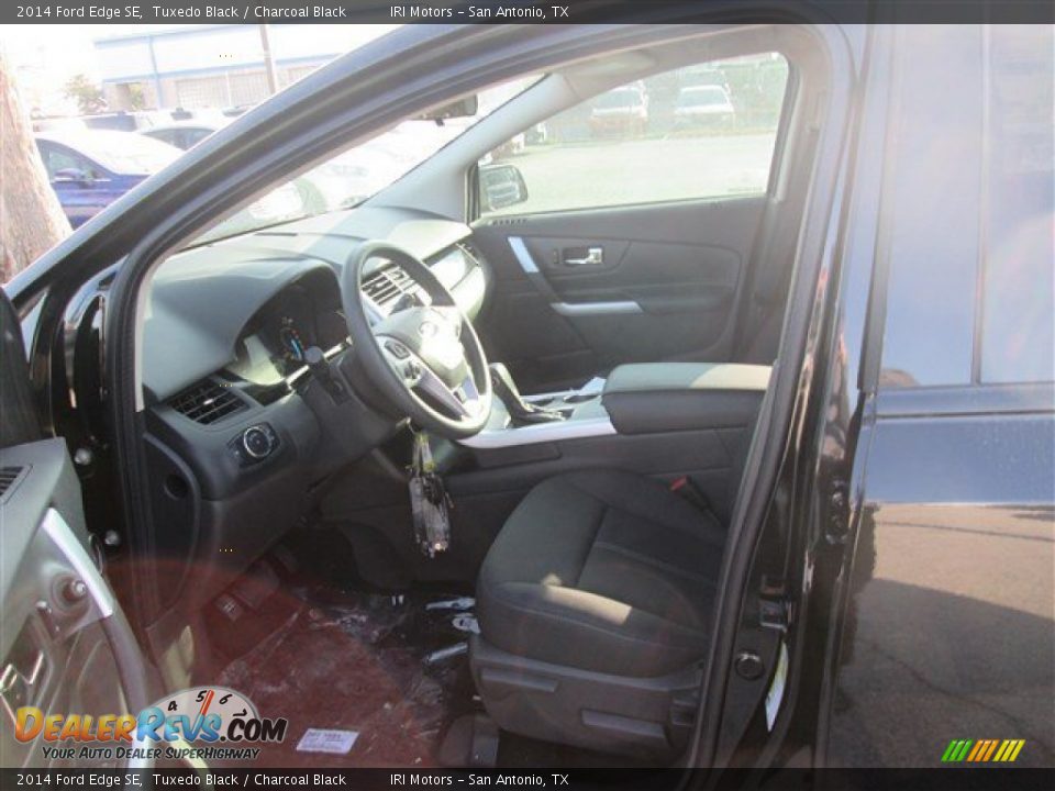 2014 Ford Edge SE Tuxedo Black / Charcoal Black Photo #9