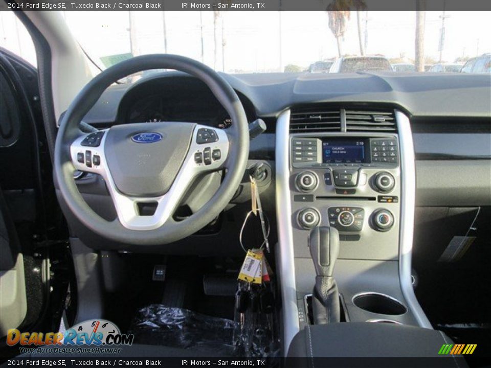 2014 Ford Edge SE Tuxedo Black / Charcoal Black Photo #10