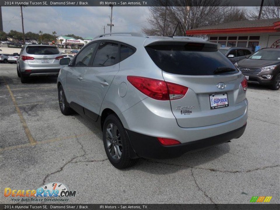 2014 Hyundai Tucson SE Diamond Silver / Black Photo #4