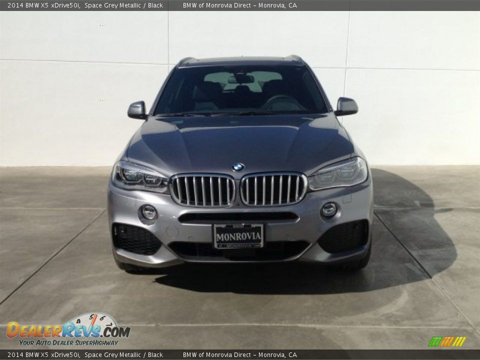2014 BMW X5 xDrive50i Space Grey Metallic / Black Photo #3
