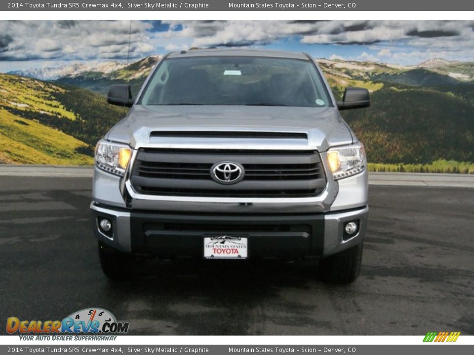2014 Toyota Tundra SR5 Crewmax 4x4 Silver Sky Metallic / Graphite Photo #2