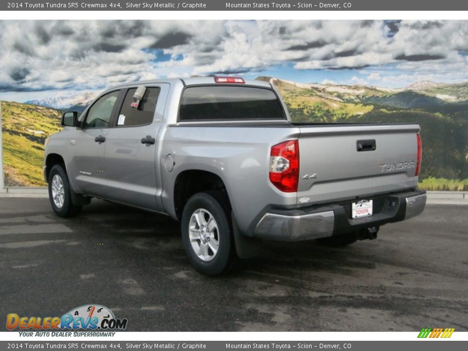 2014 Toyota Tundra SR5 Crewmax 4x4 Silver Sky Metallic / Graphite Photo #3