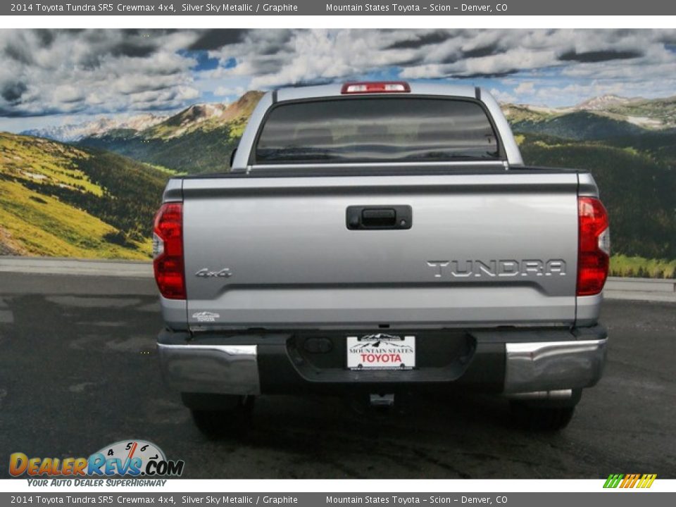2014 Toyota Tundra SR5 Crewmax 4x4 Silver Sky Metallic / Graphite Photo #4