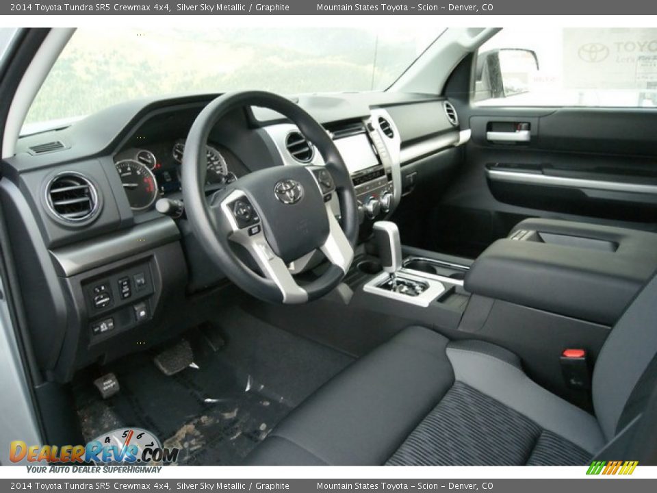 2014 Toyota Tundra SR5 Crewmax 4x4 Silver Sky Metallic / Graphite Photo #5