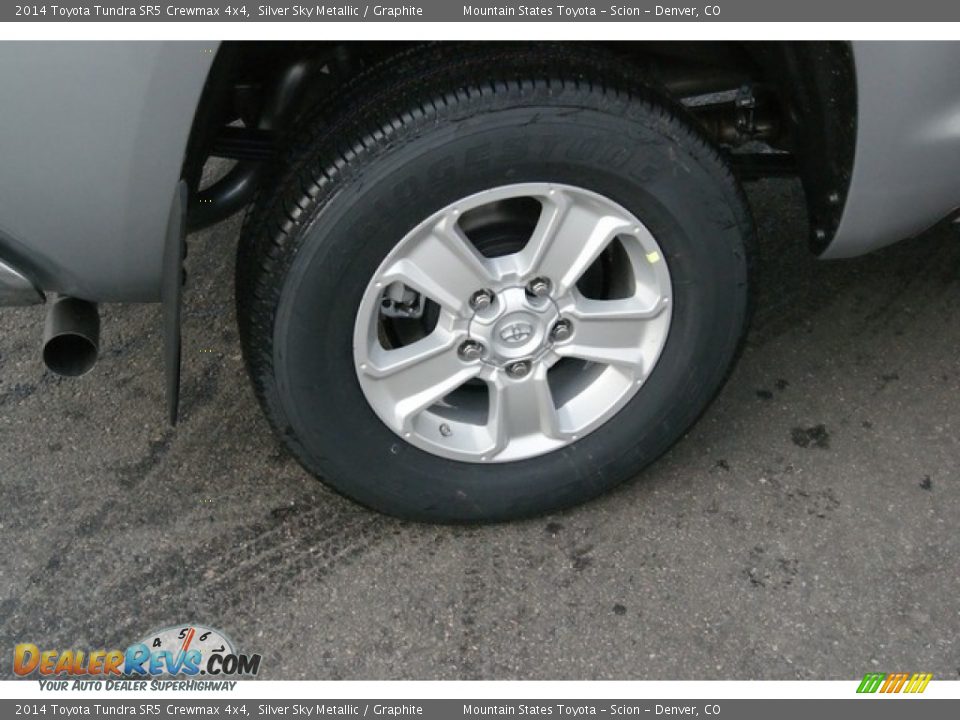 2014 Toyota Tundra SR5 Crewmax 4x4 Silver Sky Metallic / Graphite Photo #9