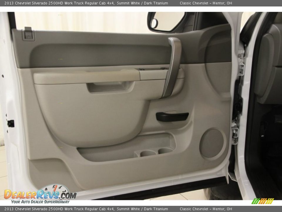 2013 Chevrolet Silverado 2500HD Work Truck Regular Cab 4x4 Summit White / Dark Titanium Photo #4