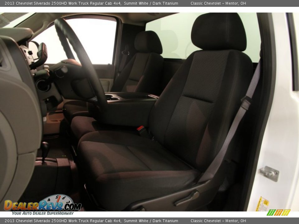 2013 Chevrolet Silverado 2500HD Work Truck Regular Cab 4x4 Summit White / Dark Titanium Photo #5
