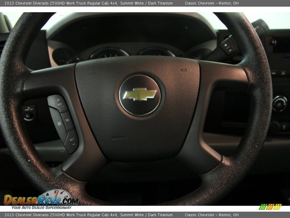 2013 Chevrolet Silverado 2500HD Work Truck Regular Cab 4x4 Summit White / Dark Titanium Photo #6