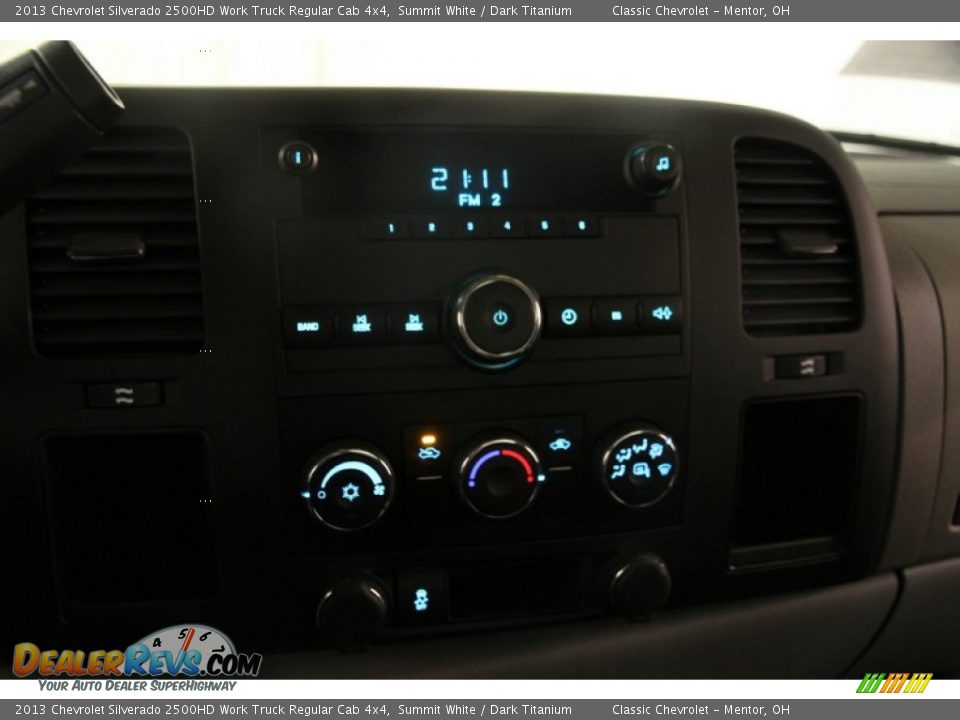 2013 Chevrolet Silverado 2500HD Work Truck Regular Cab 4x4 Summit White / Dark Titanium Photo #7