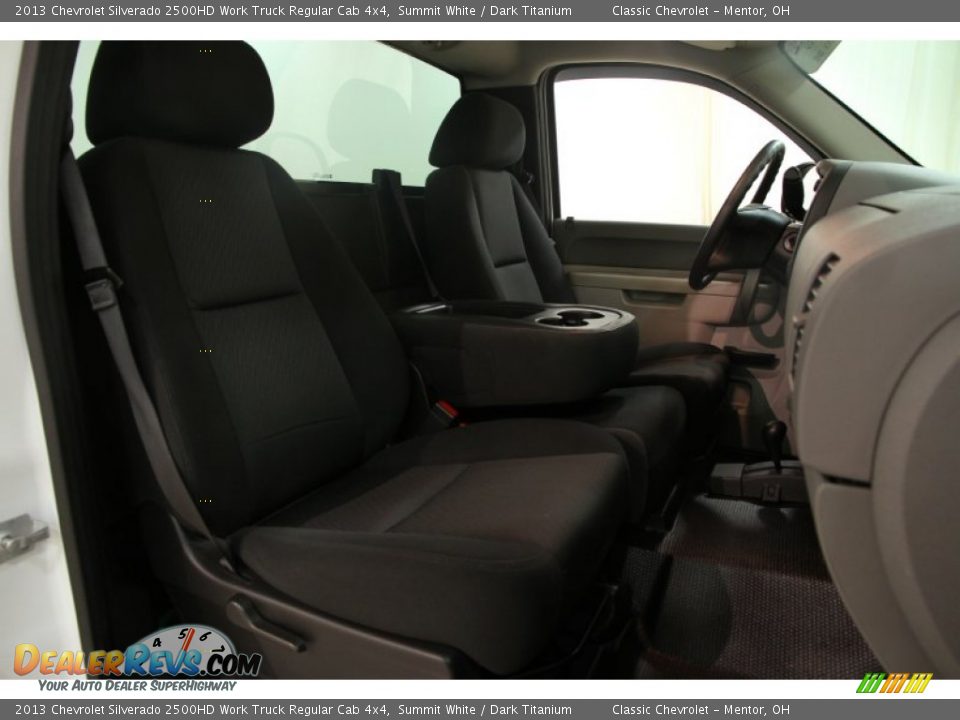 2013 Chevrolet Silverado 2500HD Work Truck Regular Cab 4x4 Summit White / Dark Titanium Photo #9
