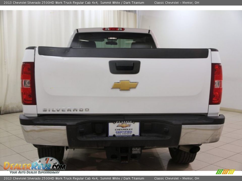 2013 Chevrolet Silverado 2500HD Work Truck Regular Cab 4x4 Summit White / Dark Titanium Photo #10