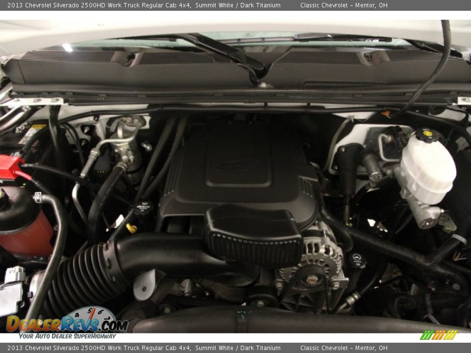 2013 Chevrolet Silverado 2500HD Work Truck Regular Cab 4x4 Summit White / Dark Titanium Photo #11