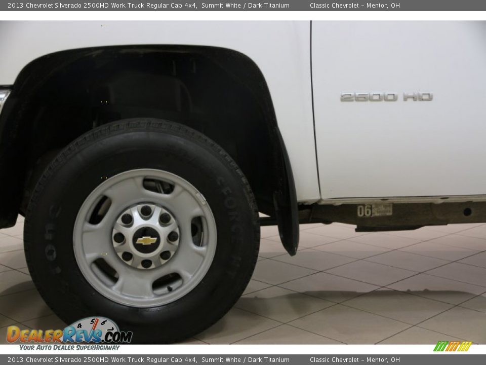 2013 Chevrolet Silverado 2500HD Work Truck Regular Cab 4x4 Summit White / Dark Titanium Photo #12