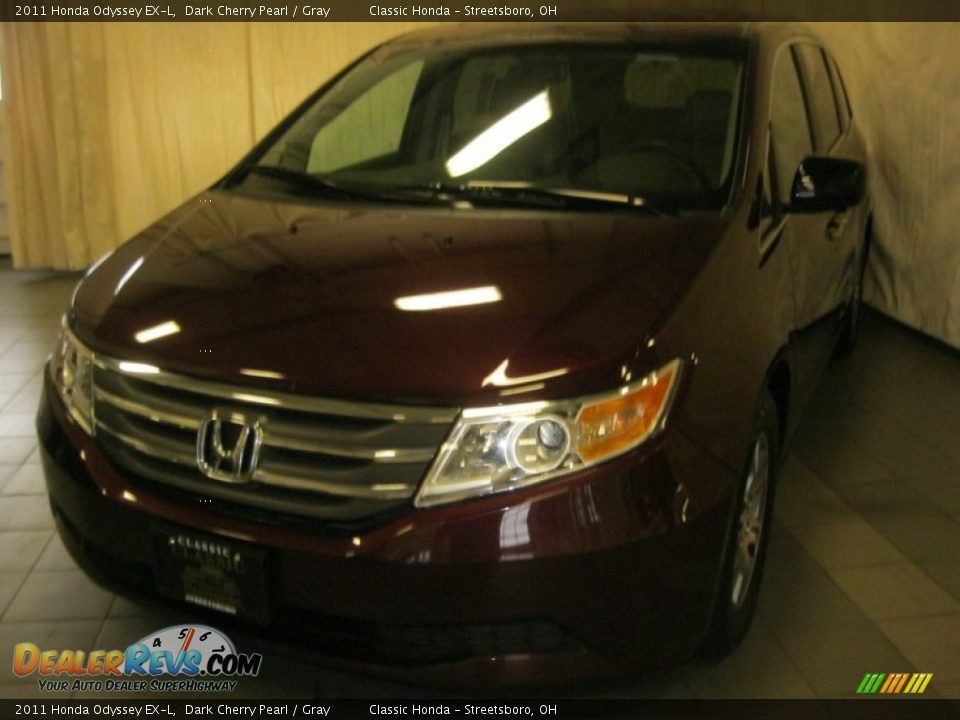 2011 Honda Odyssey EX-L Dark Cherry Pearl / Gray Photo #1