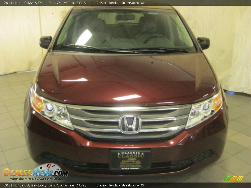 2011 Honda Odyssey EX-L Dark Cherry Pearl / Gray Photo #2
