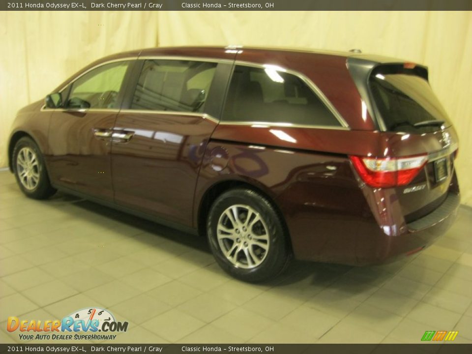 2011 Honda Odyssey EX-L Dark Cherry Pearl / Gray Photo #5