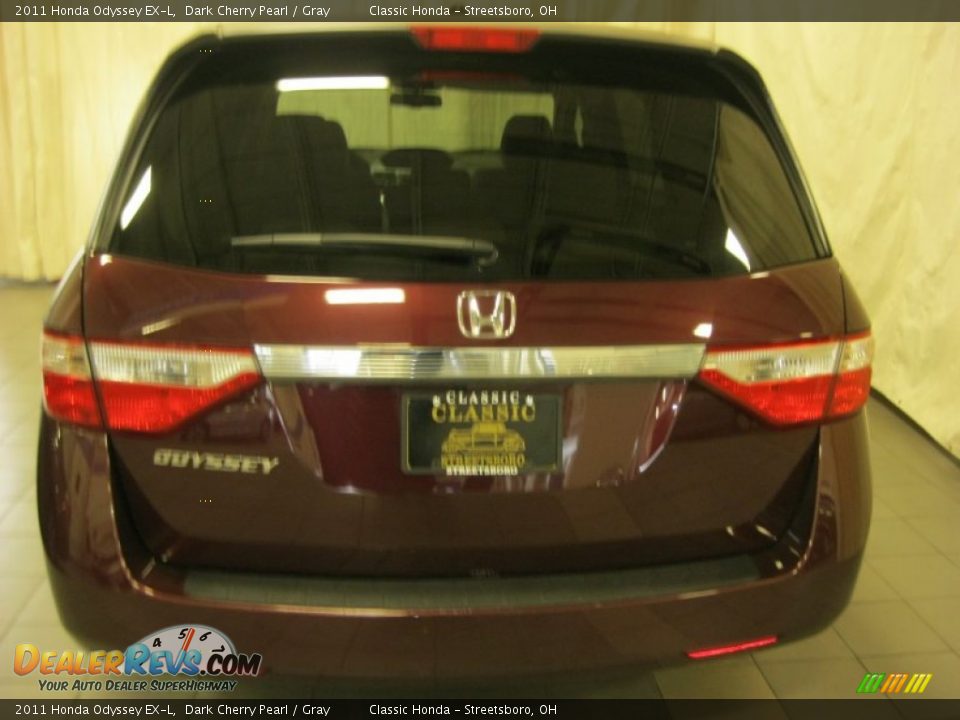 2011 Honda Odyssey EX-L Dark Cherry Pearl / Gray Photo #11