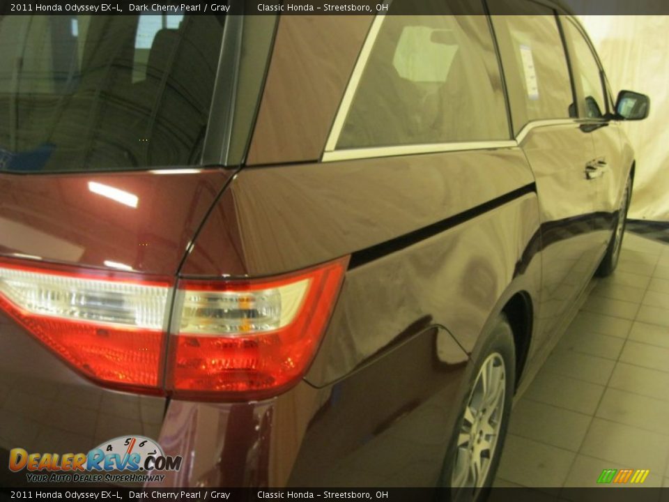 2011 Honda Odyssey EX-L Dark Cherry Pearl / Gray Photo #12