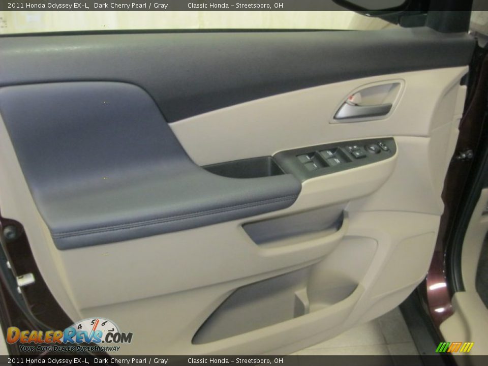 2011 Honda Odyssey EX-L Dark Cherry Pearl / Gray Photo #14