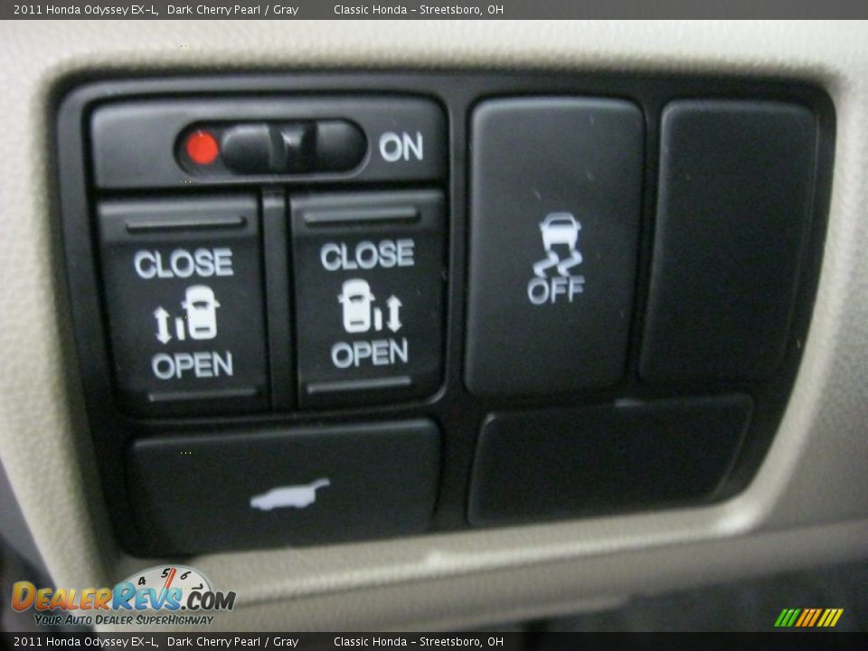 2011 Honda Odyssey EX-L Dark Cherry Pearl / Gray Photo #18