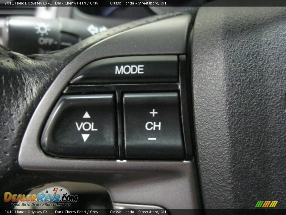 2011 Honda Odyssey EX-L Dark Cherry Pearl / Gray Photo #21